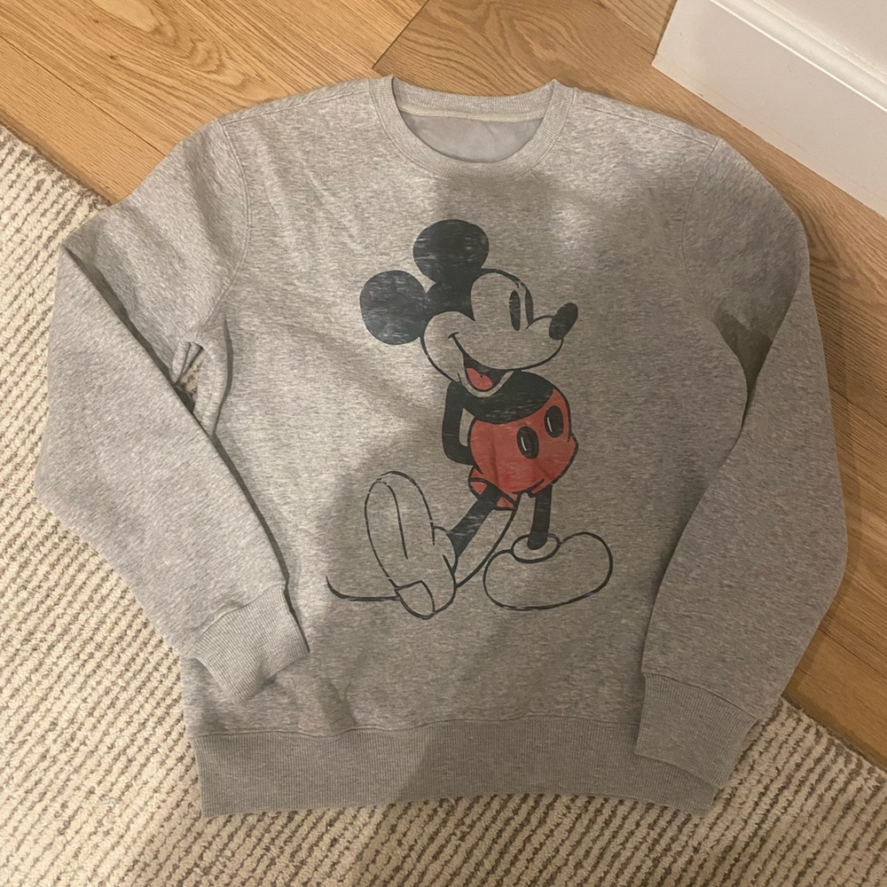 Mickey Mouse gray sweatshirt